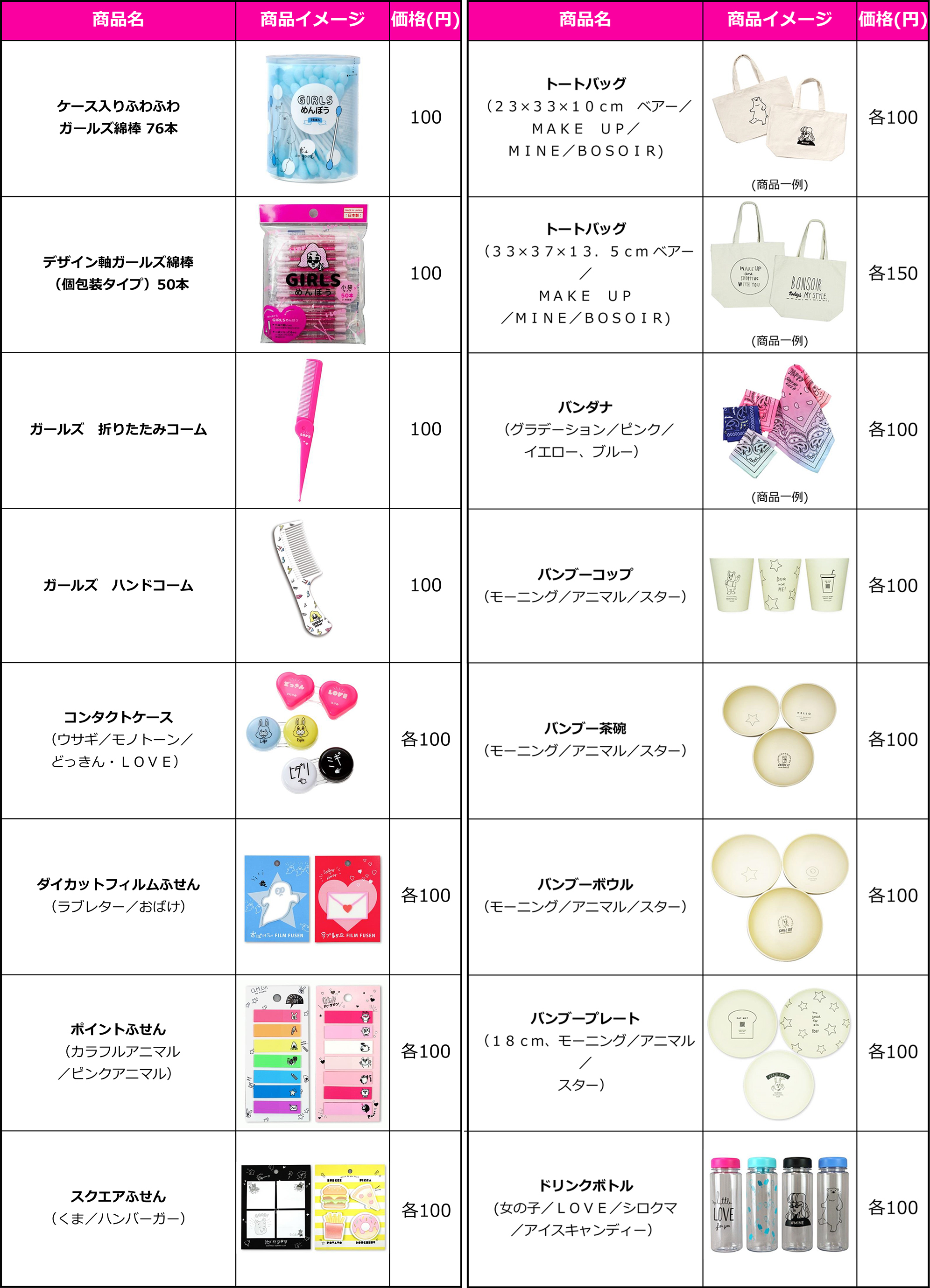 商品一覧(1/2)