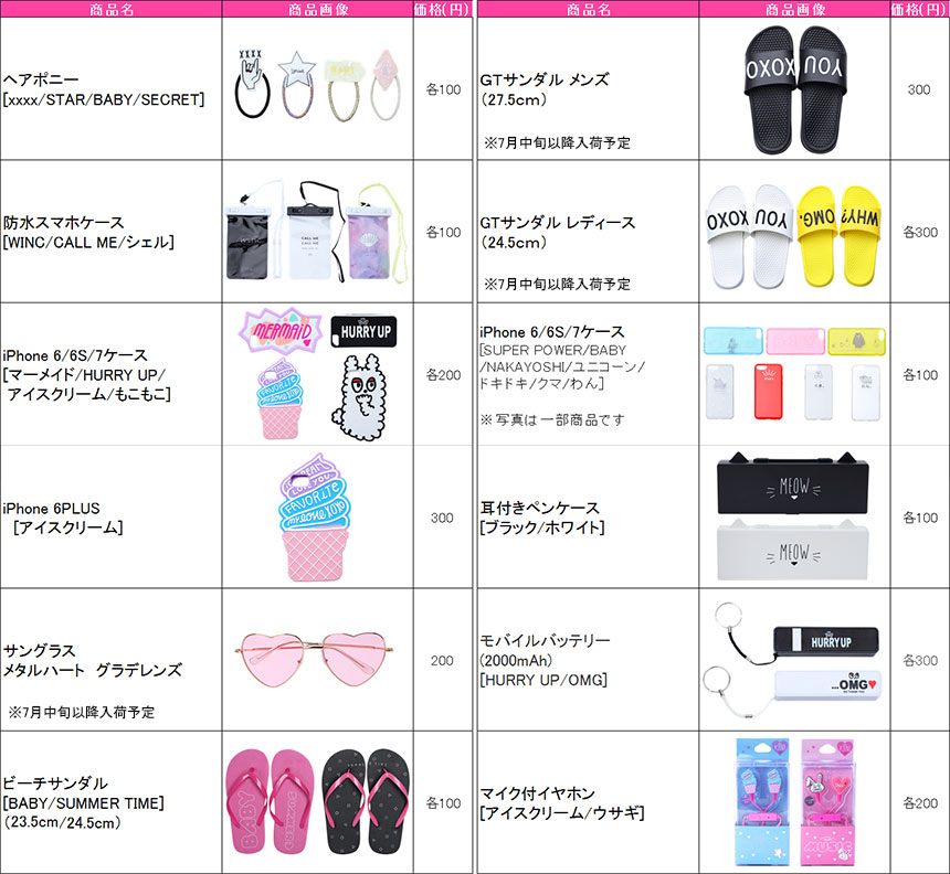 商品一覧(1/2)